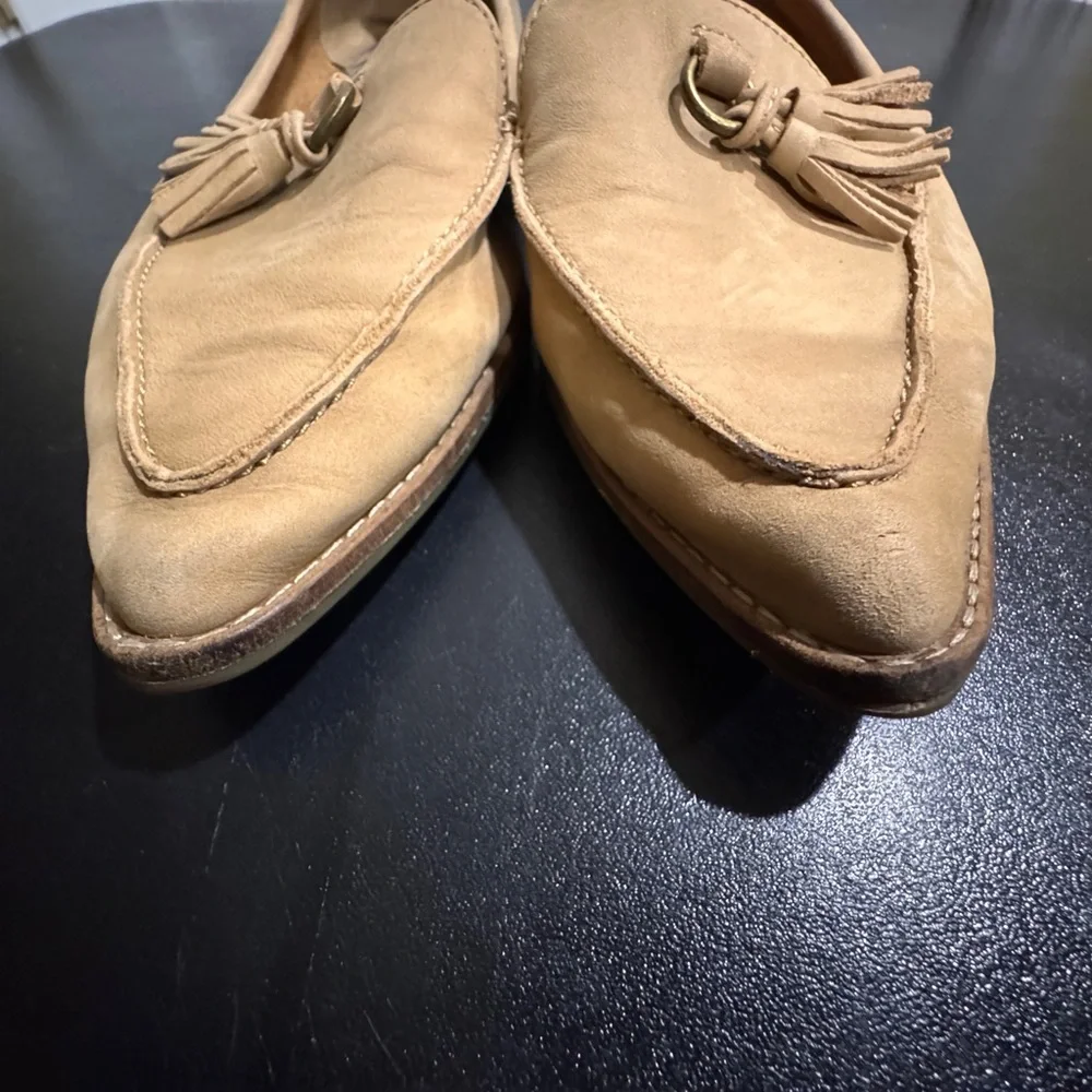 Sperry Tan Tassel leather Loafers size 10